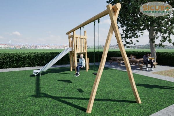 5008RB Driehoeksplateau Combi Dubbel Robinia speeltostel 02 5008RB Driehoeksplateau Combi Dubbel Robinia speeltostel 02