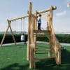 5008RB Driehoeksplateau Combi Dubbel Robinia speeltostel 03 5008RB Driehoeksplateau Combi Dubbel Robinia speeltostel 03