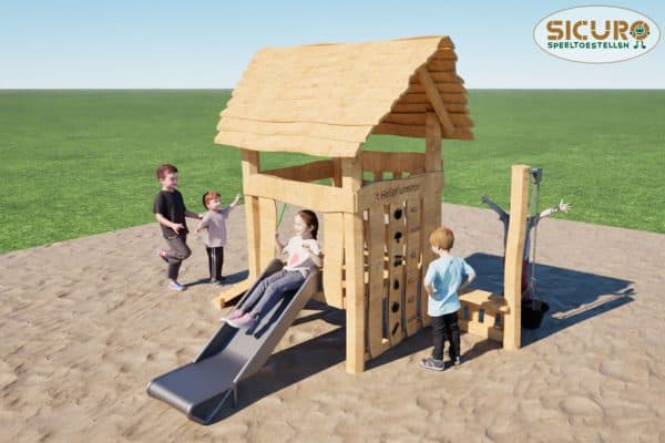 5069RA Peuterspeelhuisje t heilige winkeltje zandspelen 01