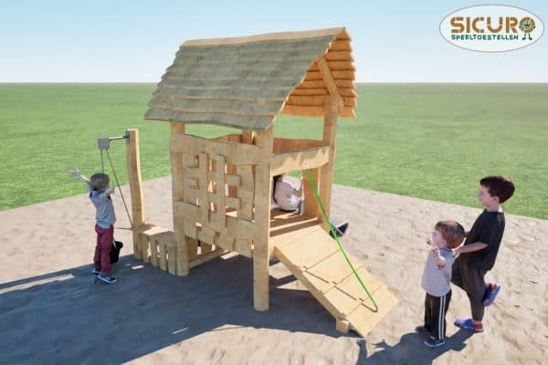 5069RA Peuterspeelhuisje t heilige winkeltje zandspelen 03