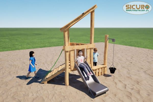 6076RC Peuterspeelhuisje Pippi zandspeelwinkeltje 01