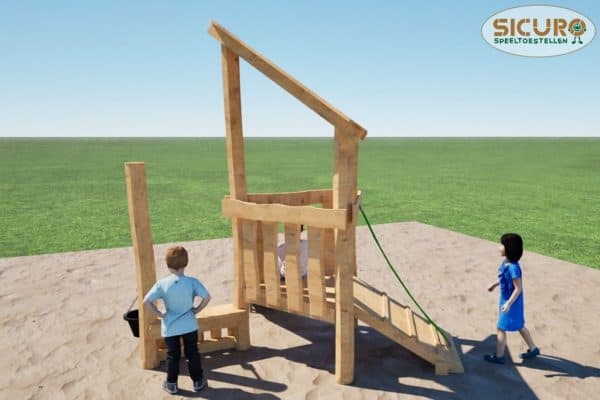 6076RC Peuterspeelhuisje Pippi zandspeelwinkeltje 02