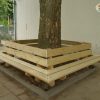 Boombank Vierkant Robinia