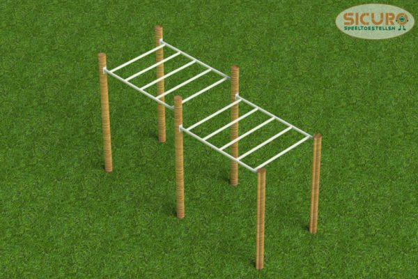 Dubbele horizontale ladder