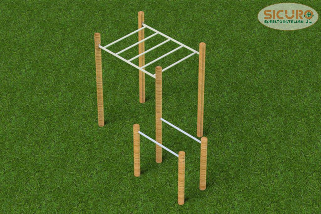 Calisthenics Monkeybar dip combi robinia