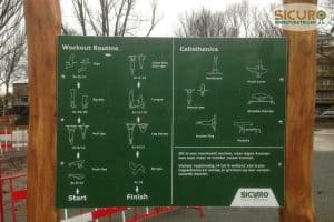 Infobord Calisthenics Workoutroutine