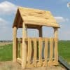 5006R Speelhuisje met taludglijbaan robinia 03