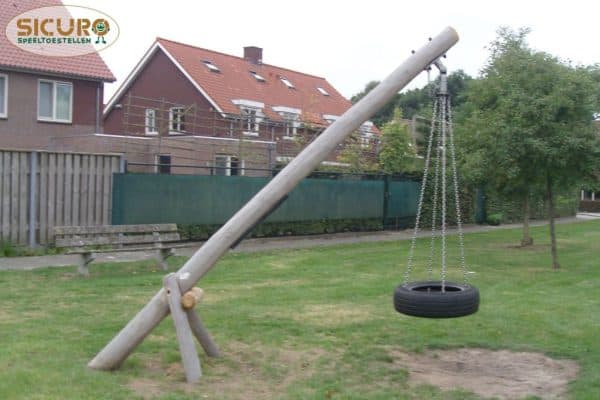 Slingerpaal robinia (bandschommel)