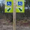 Routepaal Eiken dubbel