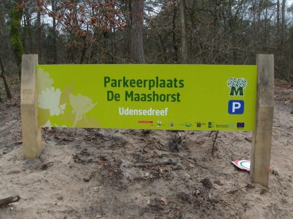 2-Palen Infobord Eiken