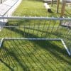 Metalen voetbaldoel verplaatsbaar 150*80*80